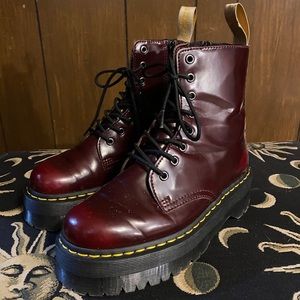 Platform Vegan Jadon Dr Martens Size 8